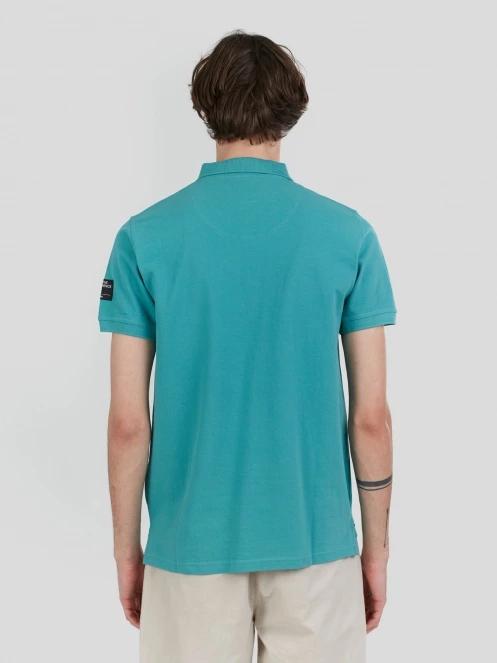 Fundango Insignia Poloshirt férfi galléros póló zöld színben 3