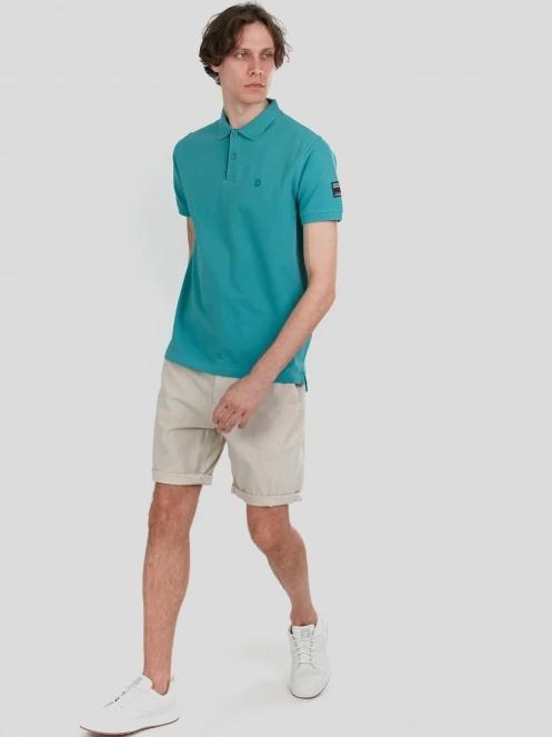 Fundango Insignia Poloshirt férfi galléros póló zöld színben 4
