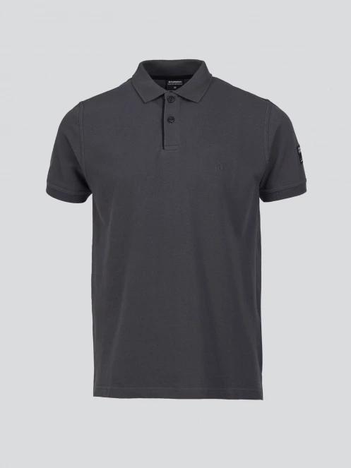 Fundango Insignia Poloshirt férfi galléros póló szürke színben 7