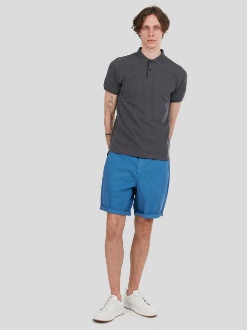 Fundango Insignia Poloshirt férfi galléros póló szürke színben 4