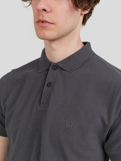 Fundango Insignia Poloshirt férfi galléros póló szürke színben 5