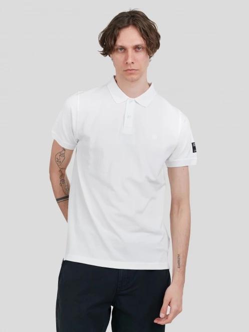 Fundango Insignia Poloshirt férfi galléros póló fehér színben 2