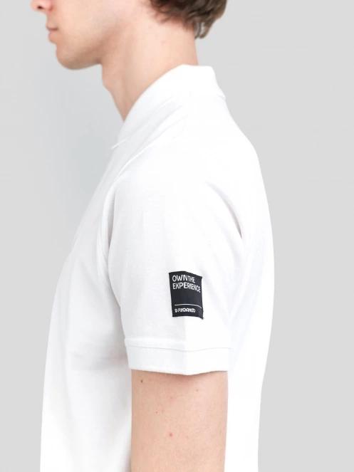 Fundango Insignia Poloshirt férfi galléros póló fehér színben 6