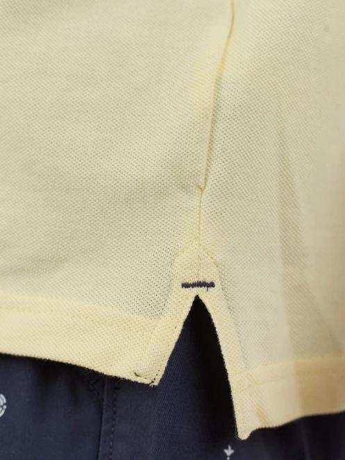 Fundango Insignia Poloshirt férfi galléros póló sárga színben 7