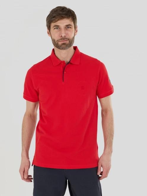Fundango Insignia Poloshirt férfi galléros póló piros színben 2