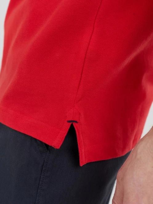 Fundango Insignia Poloshirt férfi galléros póló piros színben 7