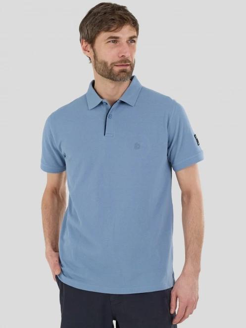 Fundango Insignia Poloshirt férfi galléros póló világoskék színben 2