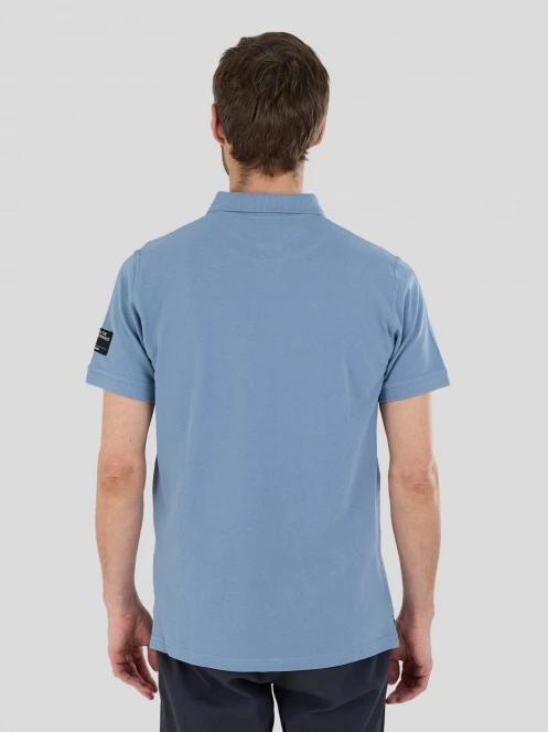 Fundango Insignia Poloshirt férfi galléros póló világoskék színben 3