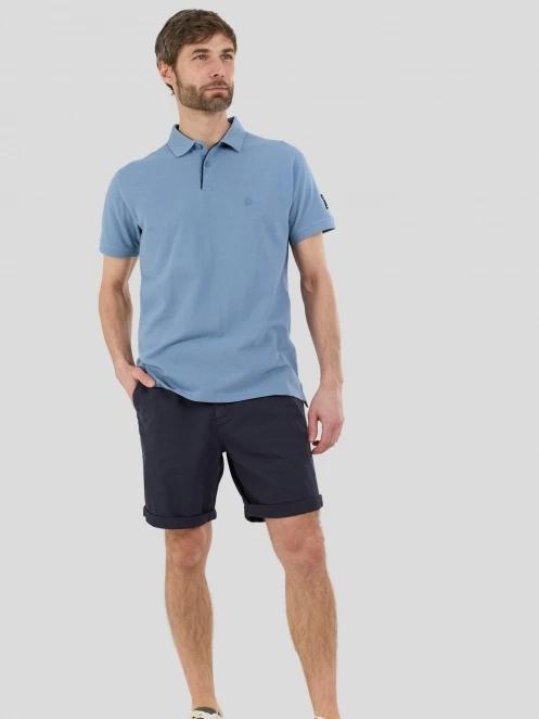 Fundango Insignia Poloshirt férfi galléros póló világoskék színben 5