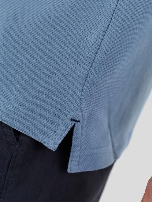 Fundango Insignia Poloshirt férfi galléros póló világoskék színben 8