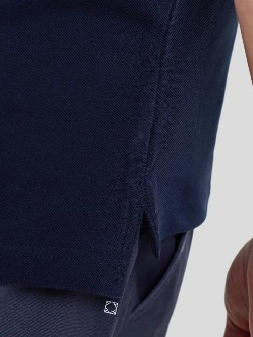 Fundango Insignia Poloshirt férfi galléros póló sötétkék színben 7