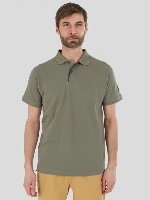 Fundango Insignia Poloshirt férfi galléros póló zöld színben 2