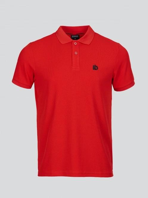 Fundango Zeno Tech Poloshirt férfi rövid ujjú sport póló piros színben 8