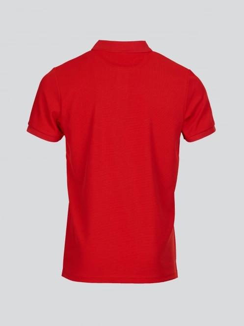 Fundango Zeno Tech Poloshirt férfi rövid ujjú sport póló piros színben 9