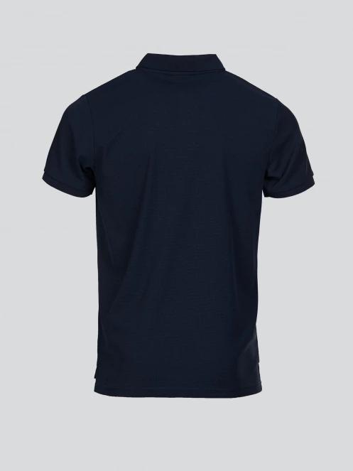 Fundango Zeno Tech Poloshirt férfi rövid ujjú sport póló sötétkék színben 8