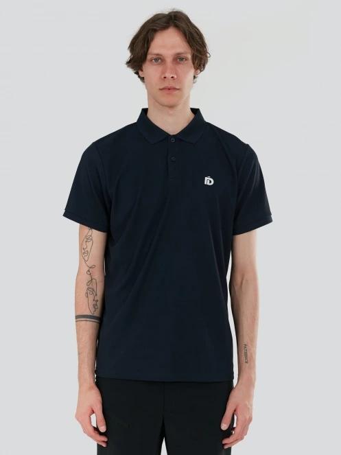 Fundango Zeno Tech Poloshirt férfi rövid ujjú sport póló sötétkék színben 2