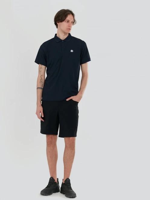 Fundango Zeno Tech Poloshirt férfi rövid ujjú sport póló sötétkék színben 4
