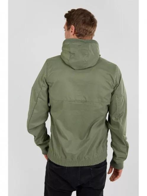 Fundango Sacambu Jacket férfi utcai kabát oliva színben 3