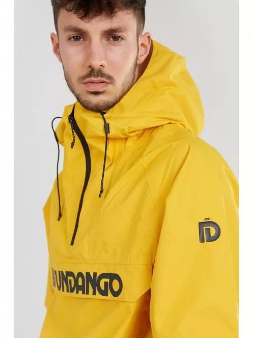 Fundango Salmo logo Anorak férfi túrakabát sárga színben 4