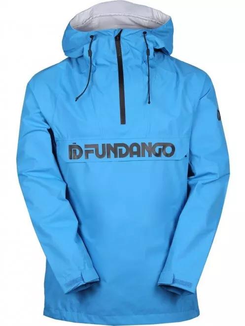 Fundango Salmo logo Anorak férfi túrakabát kék színben 5