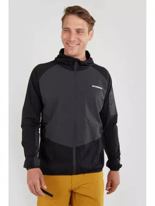 Fundango Scud Windbreaker férfi széldzseki fekete színben 2