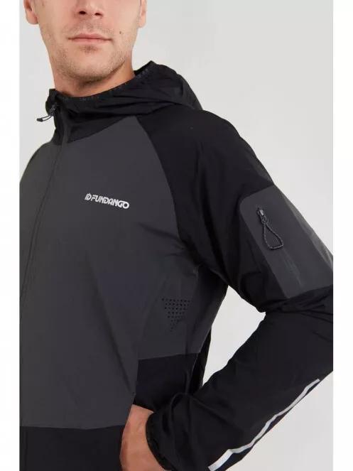 Fundango Scud Windbreaker férfi széldzseki fekete színben 4