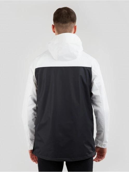 Fundango Salmo Logo Anorak férfi esőkabát fehér színben 3