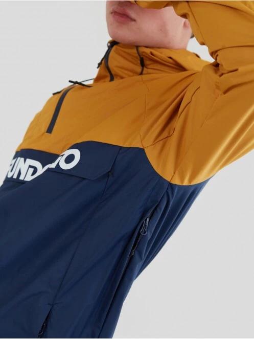 Fundango Salmo Logo Anorak férfi esőkabát sárga színben 6