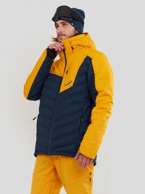 Fundango Willow Padded Jacket férfi síkabát narancssárga színben 4