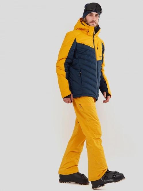 Fundango Willow Padded Jacket férfi síkabát narancssárga színben 5