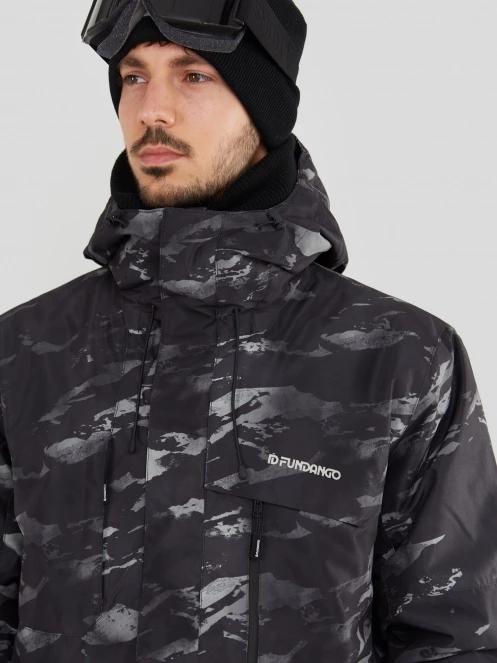 Fundango Ryder Jacket férfi síkabát fekete színben 6