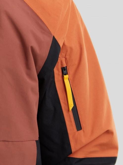 Fundango Burnaby Logo Anorak férfi síkabát piros színben 7