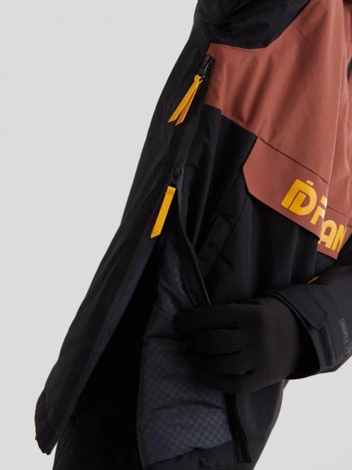 Fundango Burnaby Logo Anorak férfi síkabát piros színben 9