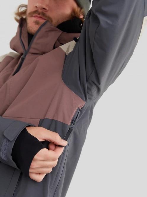 Fundango Burnaby Logo Anorak férfi síkabát lila színben 7