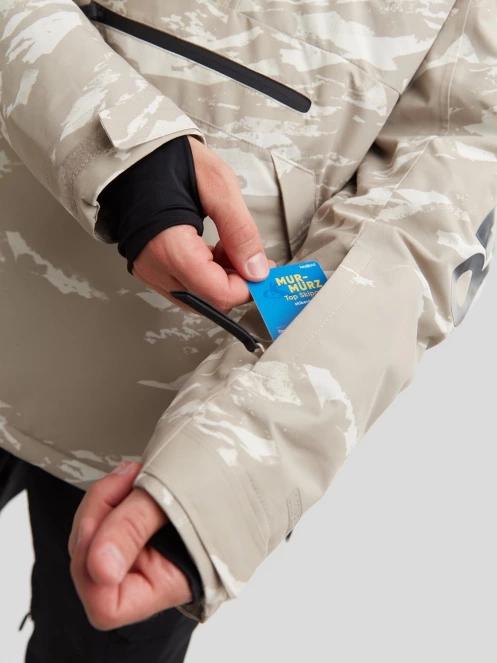 Fundango Tilbury Logo Anorak férfi síkabát szürke színben 7