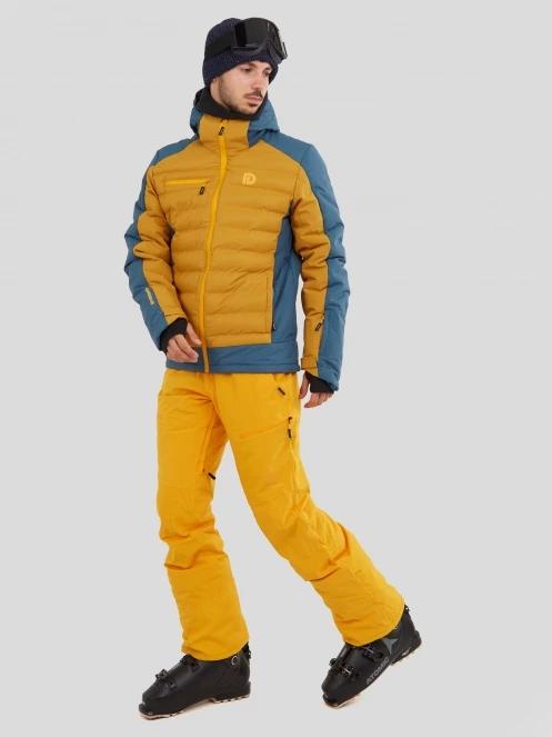 Fundango Orion Padded Jacket férfi steppelt síkabát barna színben 4