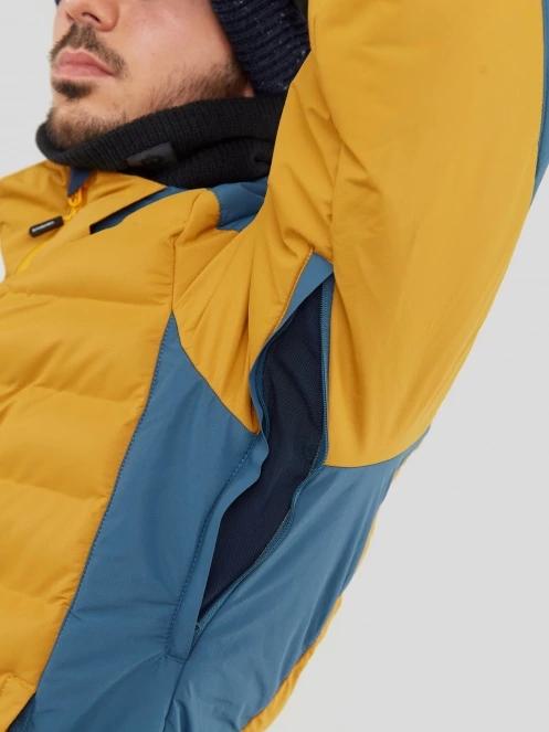 Fundango Orion Padded Jacket férfi steppelt síkabát barna színben 7