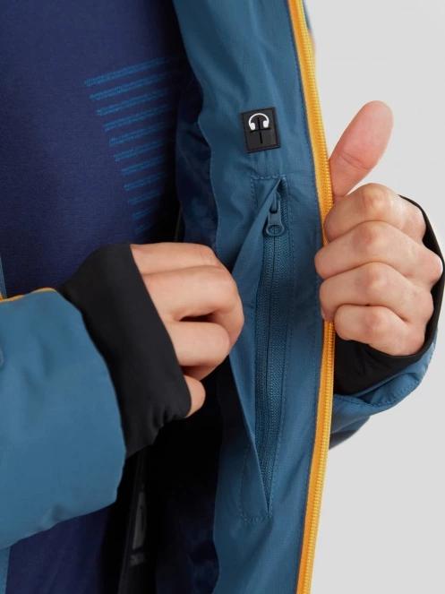 Fundango Orion Padded Jacket férfi steppelt síkabát barna színben 9