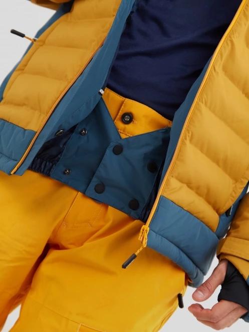 Fundango Orion Padded Jacket férfi steppelt síkabát barna színben 10
