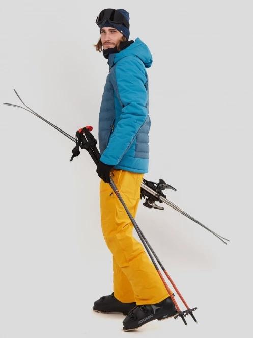 Fundango Orion Padded Jacket férfi steppelt síkabát kék színben 5