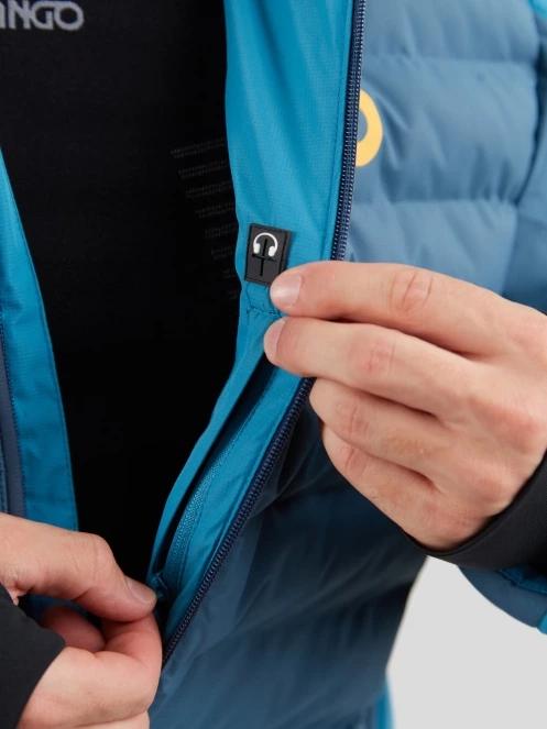 Fundango Orion Padded Jacket férfi steppelt síkabát kék színben 9