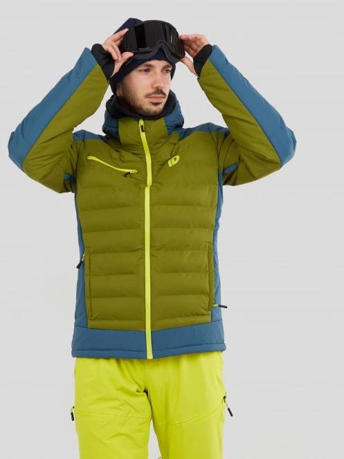 Fundango Orion Padded Jacket férfi steppelt síkabát oliva színben 2