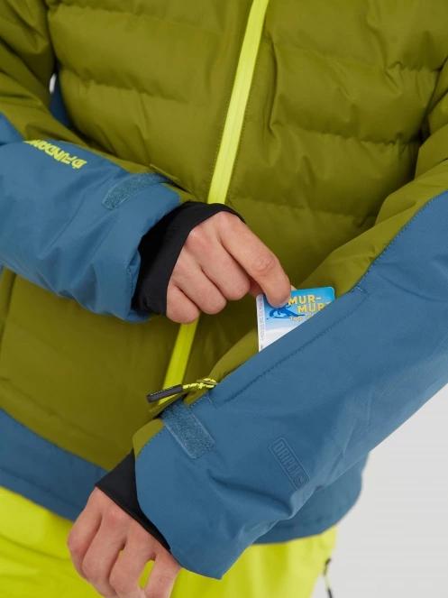 Fundango Orion Padded Jacket férfi steppelt síkabát oliva színben 6