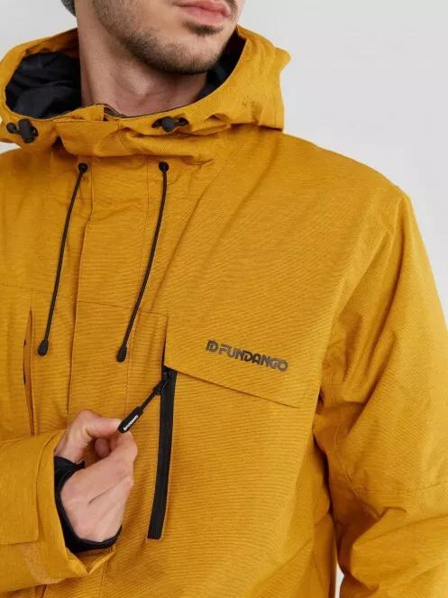 Fundango Ryder Jacket férfi síkabát narancssárga színben 6