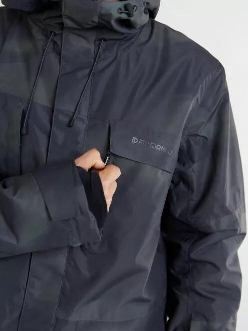 Fundango Ryder Jacket férfi síkabát fekete színben 7
