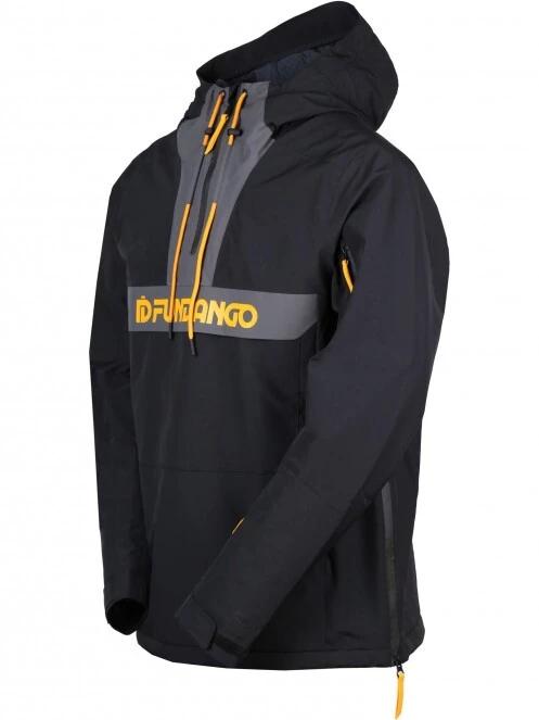 Fundango Burnaby Logo Anorak férfi síkabát szürke színben 9