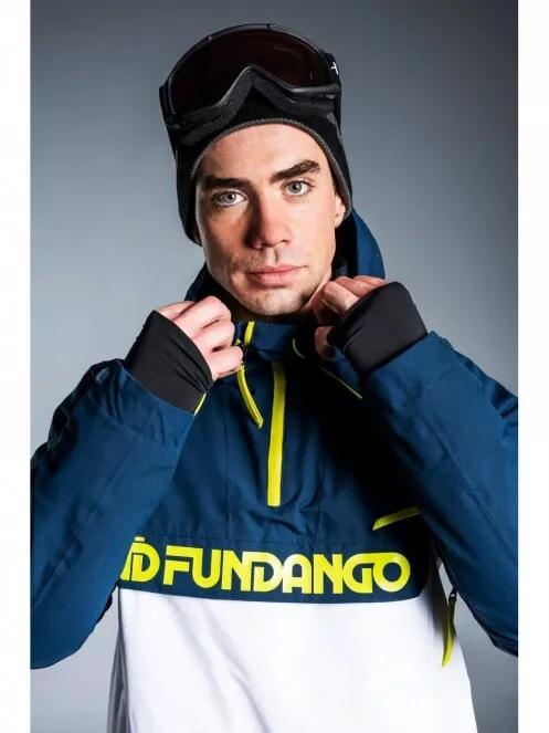 Fundango BURNABY LOGO Anorak férfi síkabát sötétkék színben 3