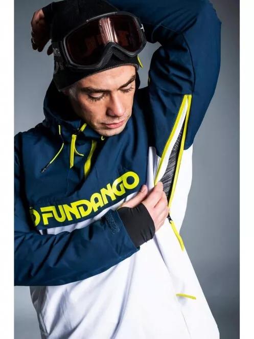 Fundango BURNABY LOGO Anorak férfi síkabát sötétkék színben 7