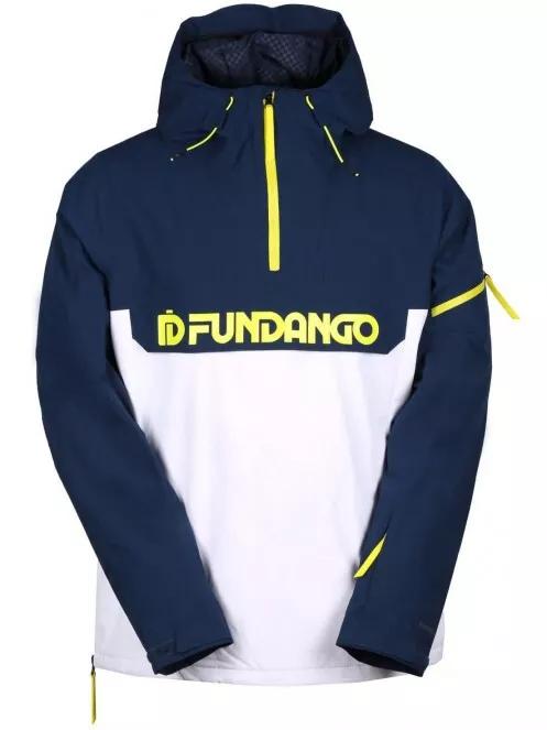 Fundango BURNABY LOGO Anorak férfi síkabát sötétkék színben 9