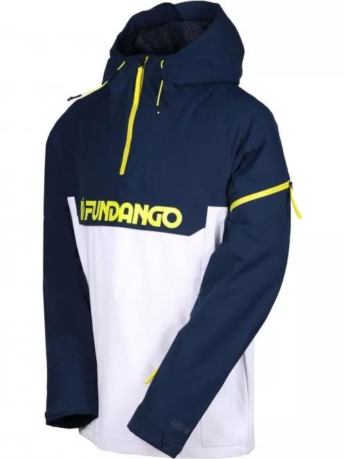 Fundango BURNABY LOGO Anorak férfi síkabát sötétkék színben 10